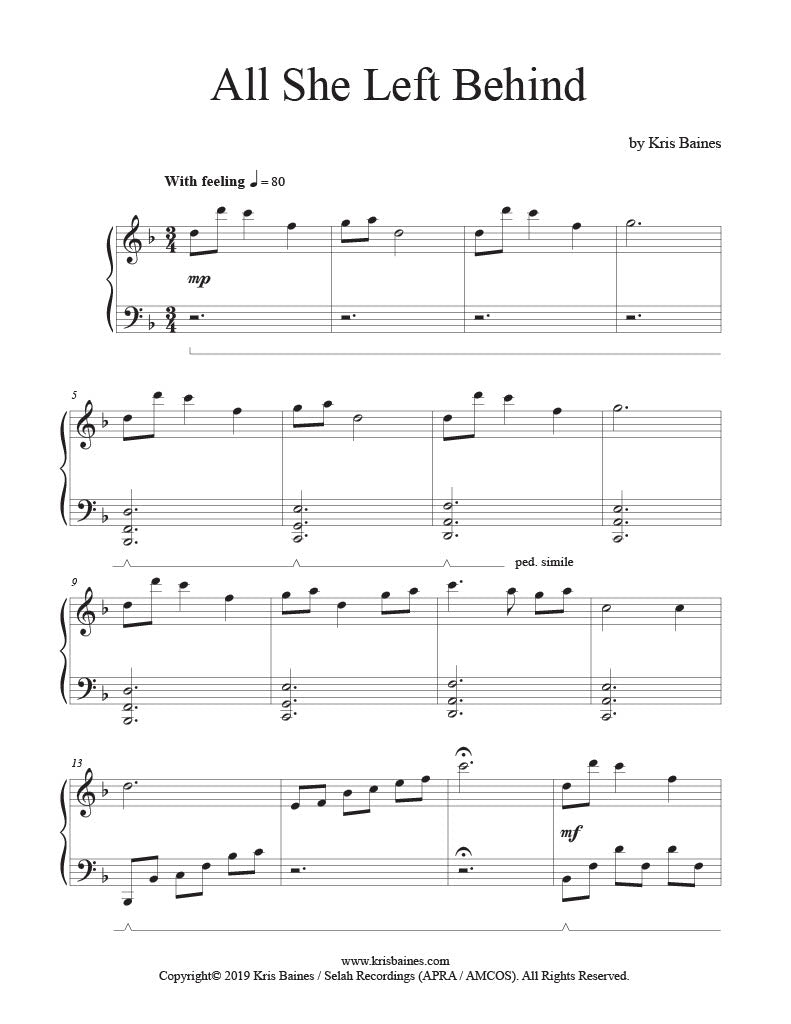 Sample of the first page.